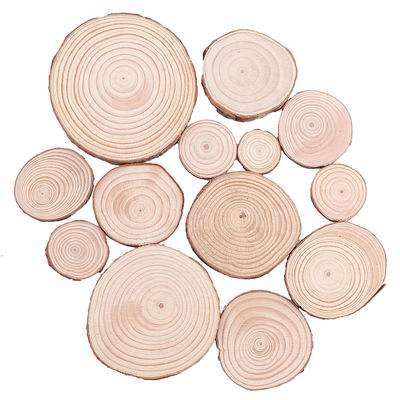 Il legno naturale non finito di 16CM affetta i mestieri di legno dei dischi