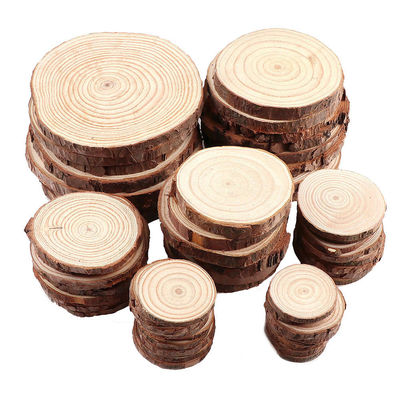 Il legno naturale non finito di 16CM affetta i mestieri di legno dei dischi