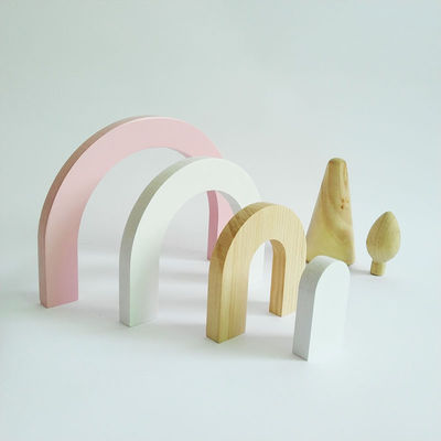 Il puzzle del gioco 3D di 25.5CM blocca per l'insieme di legno del blocchetto del bambino dei bambini