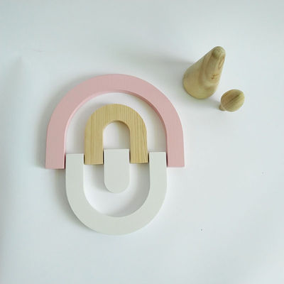 Il puzzle del gioco 3D di 25.5CM blocca per l'insieme di legno del blocchetto del bambino dei bambini