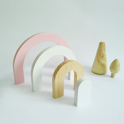 Il puzzle del gioco 3D di 25.5CM blocca per l'insieme di legno del blocchetto del bambino dei bambini