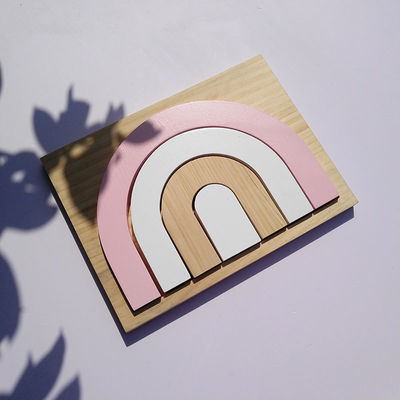 Il puzzle del gioco 3D di 25.5CM blocca per l'insieme di legno del blocchetto del bambino dei bambini