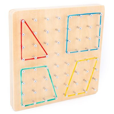 Sussidio didattico d'apprendimento di legno di Montessori dei giocattoli del chiodo 16.5cm del legame