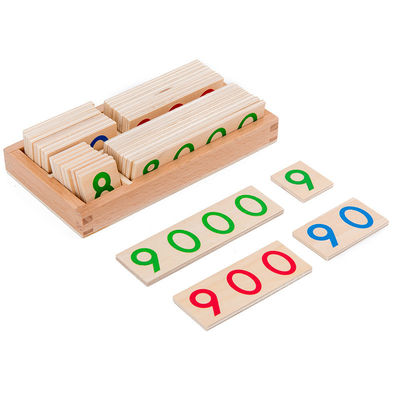 i numeri di legno di 3.5cm imbarazzano il conteggio dei sussidi didattici di per la matematica della carta per i bambini