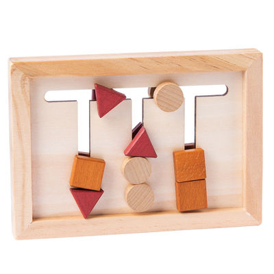 gioco d'apprendimento prescolare geometrico Montessori del bambino di 2cm di per la matematica di legno dei giocattoli