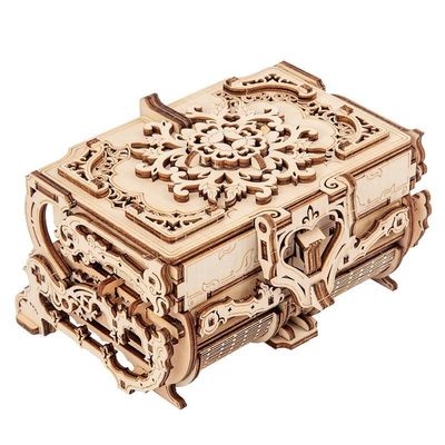 Puzzle meccanici di legno 3d di puzzle di legno meccanici di personalità 3.94in