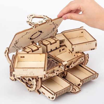 Puzzle meccanici di legno 3d di puzzle di legno meccanici di personalità 3.94in