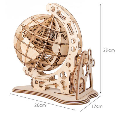 il puzzle di legno perpetuo del blocco 3D gioca il modello meccanico di legno