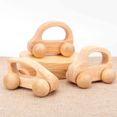 Automobile di legno unisex ISO9001 Toy Police Montessori del faggio