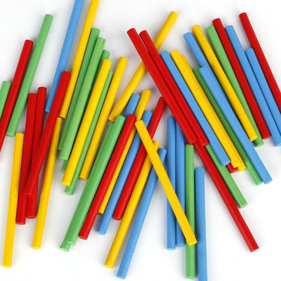 Sostanza tossica di legno di Toy Montessori Counting Blocks Non di per la matematica di Digital 23cm di numero