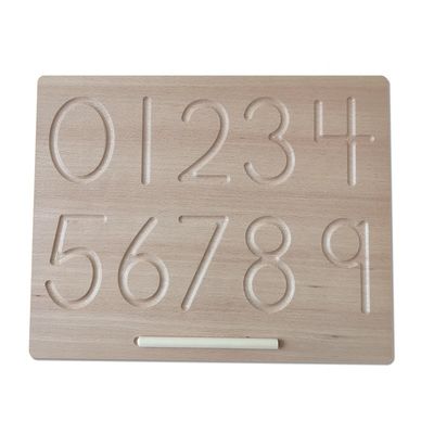 Gli alfabeti si imbarcano sul per la matematica di legno Toy Counting Teaching Language di 29cm