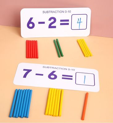 15cm non tossico Montessori che conta il bordo di legno di moltiplicazione del bordo