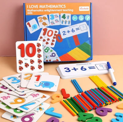 15cm non tossico Montessori che conta il bordo di legno di moltiplicazione del bordo