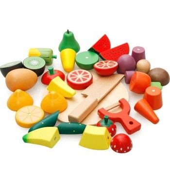 La frutta di legno e Veg della cucina 5.9in gioca il taglio magnetico della frutta