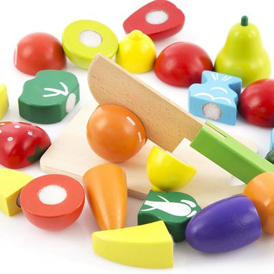 La frutta di legno e Veg della cucina 5.9in gioca il taglio magnetico della frutta