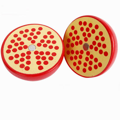 Frutta di legno 10.5cm magnetica che taglia il giocattolo di legno stabilito del canestro di frutta