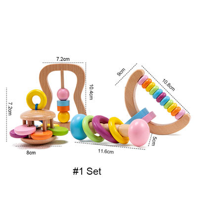 Gli strumenti di legno dei bambini musicali di legno dei giocattoli di Soother 7.2cm di crepitio