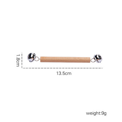 Il grafico crepita 7Pc Teether di legno per l'anello mettente i denti di legno del bambino