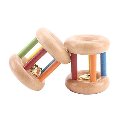 Strumenti musicali di legno BeBe Tambor dei giocattoli del Handbell 15CM
