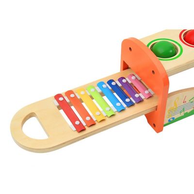 Bambino di legno dello xilofono di otto giocattoli musicali di legno delle note 15cm