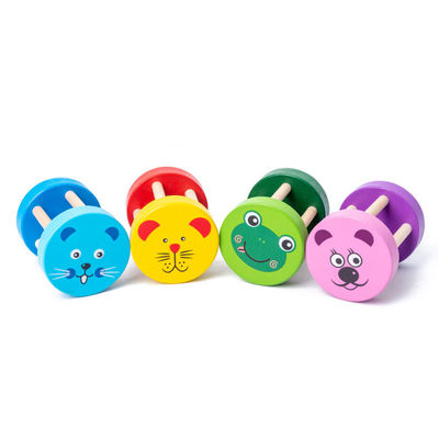 Insieme di legno dello strumento del bambino musicale di legno dei giocattoli di crepitio 1.9in di Montessori