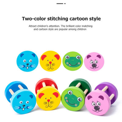 Insieme di legno dello strumento del bambino musicale di legno dei giocattoli di crepitio 1.9in di Montessori