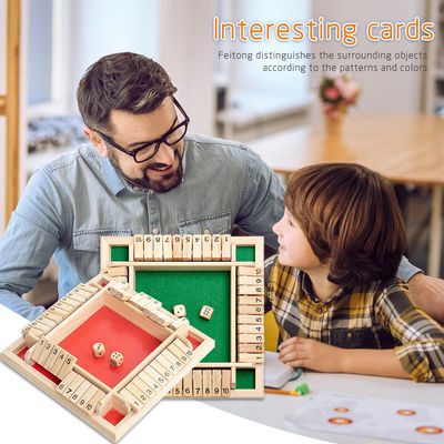 Insieme di scacchi di legno dei pezzi degli scacchi dei bambini 91mm della famiglia dei bambini di legno di attività
