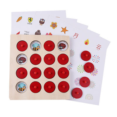 Giocattolo unisex di scacchi del gioco di puzzle della partita di memoria di Montessori 3D
