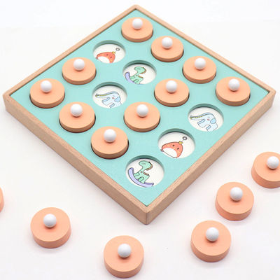 Giocattolo unisex di scacchi del gioco di puzzle della partita di memoria di Montessori 3D