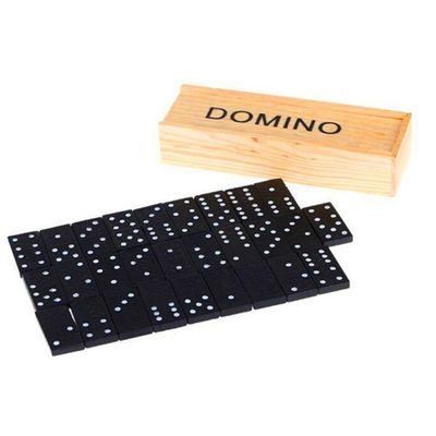 I blocchetti di legno di domino del gioco 28Pcs di viaggio si imbarcano sull'istruzione iniziale