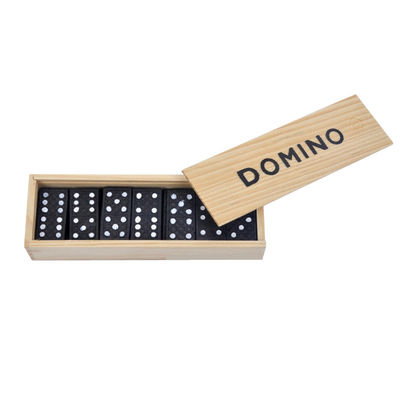 I blocchetti di legno di domino del gioco 28Pcs di viaggio si imbarcano sull'istruzione iniziale