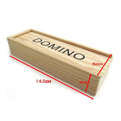 I blocchetti di legno di domino del gioco 28Pcs di viaggio si imbarcano sull'istruzione iniziale