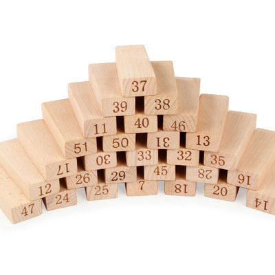 Blocchetti di Jenga di domino delle particelle elementari del ceppo di Digital 51PCS
