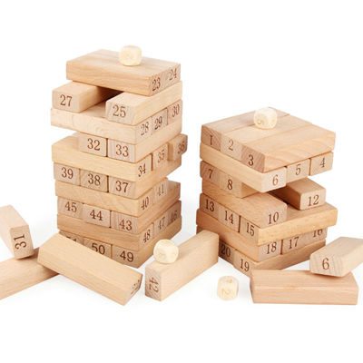 Blocchetti di Jenga di domino delle particelle elementari del ceppo di Digital 51PCS