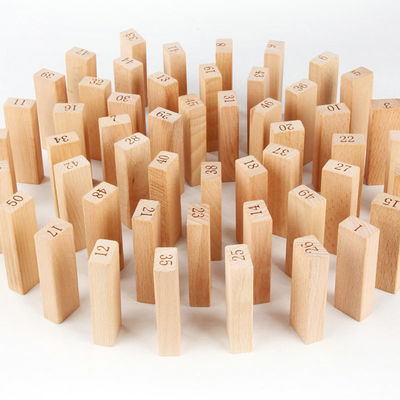 Blocchetti di Jenga di domino delle particelle elementari del ceppo di Digital 51PCS
