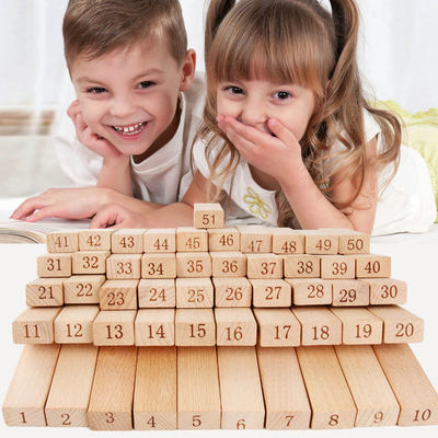 Blocchetti di Jenga di domino delle particelle elementari del ceppo di Digital 51PCS