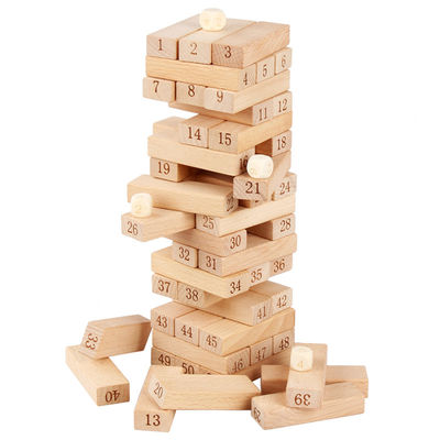 Blocchetti di Jenga di domino delle particelle elementari del ceppo di Digital 51PCS