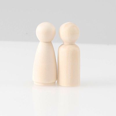 Pittura di legno del mestiere 100Pcs Peg Dolls Blank ISO9001