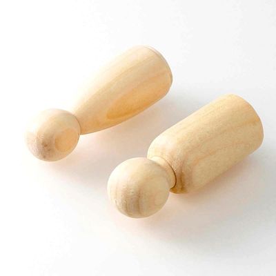 Pittura di legno del mestiere 100Pcs Peg Dolls Blank ISO9001