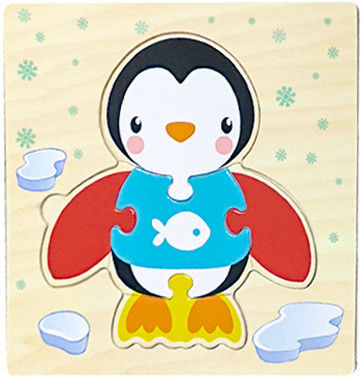 I giochi che di Montessori il bambino gioca gli animali trafficano i bambini 3D imbarazza il puzzle di legno Toy Matching di cognizione del fumetto