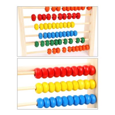 Calcoli il per la matematica di legno Toy Counting Beads Toy Abacus di 26Cm educativo