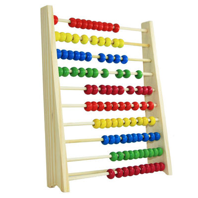 Calcoli il per la matematica di legno Toy Counting Beads Toy Abacus di 26Cm educativo