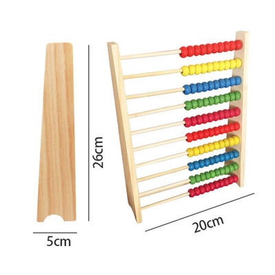 Calcoli il per la matematica di legno Toy Counting Beads Toy Abacus di 26Cm educativo