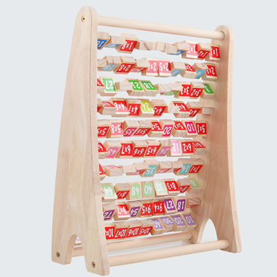 Moltiplicazione non tossica Montessori Toy Counting Wooden Blocks aritmetico della Tabella