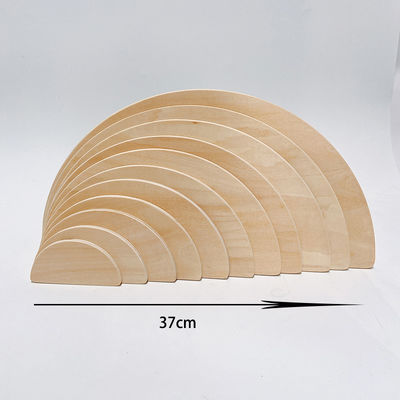 L'arcobaleno 35.5cm ha colorato il grande bambino delle particelle elementari di legno