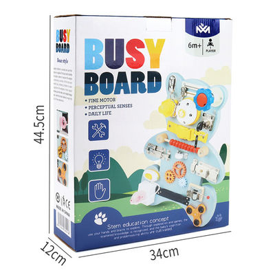 Bordo occupato di legno educativo di Montessori per i bambini