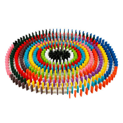 100 200 300 particelle elementari di legno di domino 500PCS