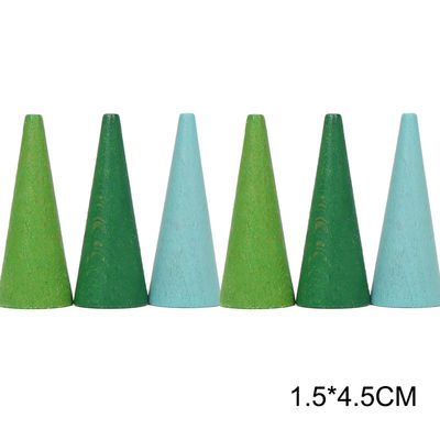 giocattoli di legno educativi di Montessori dell'impilatore dell'arcobaleno 6pcs