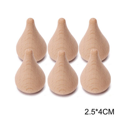 giocattoli di legno educativi di Montessori dell'impilatore dell'arcobaleno 6pcs