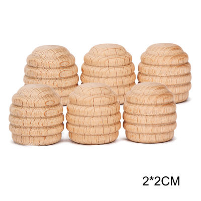 giocattoli di legno educativi di Montessori dell'impilatore dell'arcobaleno 6pcs